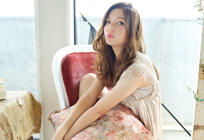 かきあげ前髪で一番人気パーマ