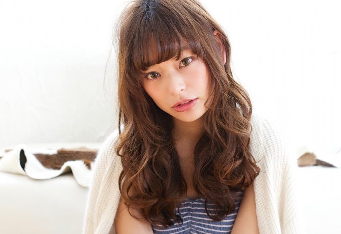 柔らかい質感　カジュアルパーマ