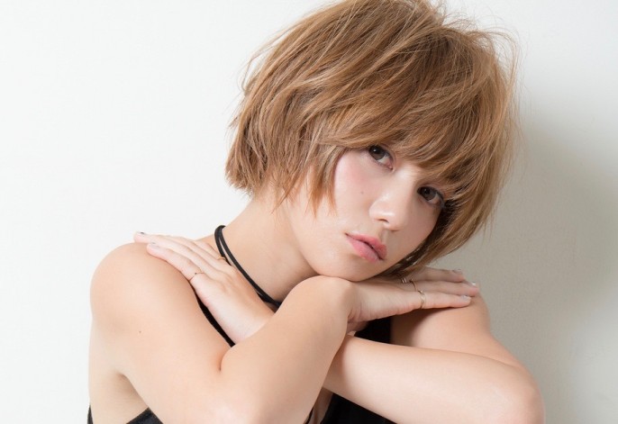 さらっとくせ毛風ショート