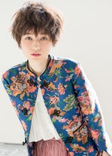 くせ毛風ショート